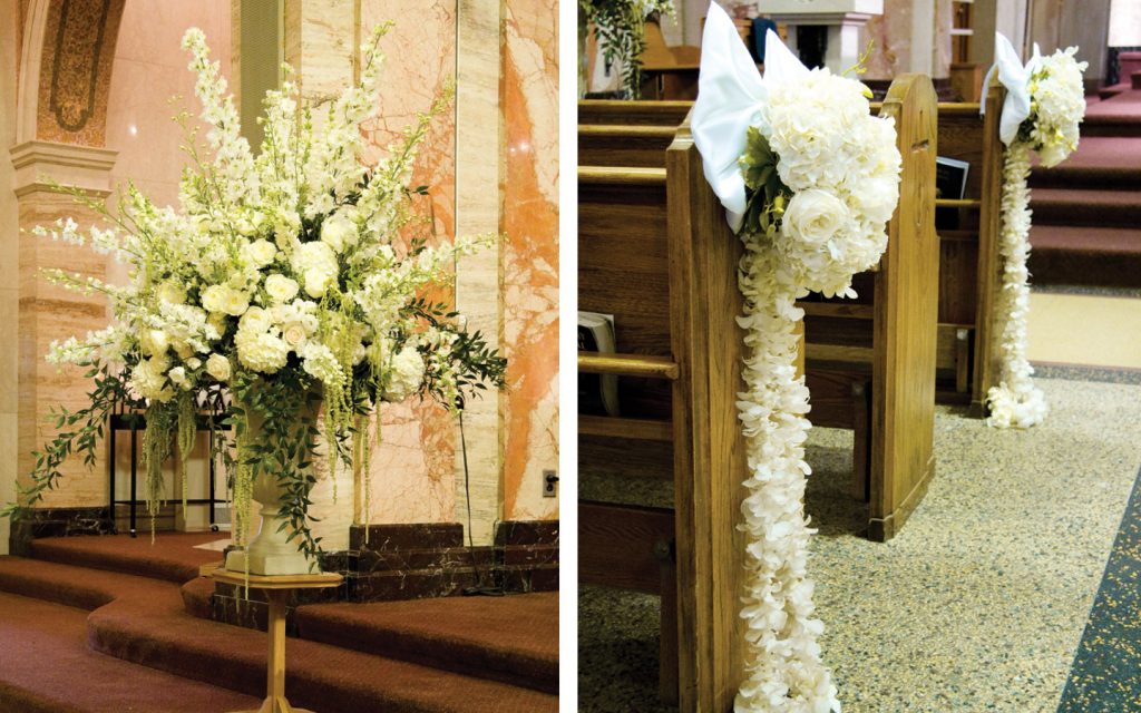 Luxury floral arrangements for weddings in Toronto
