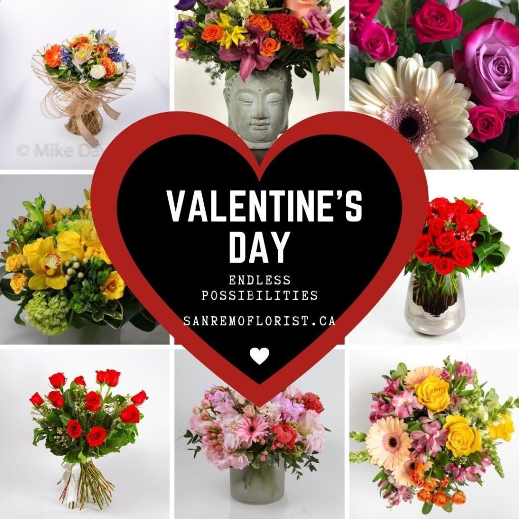 Valentine’s Day Flower Arrangements